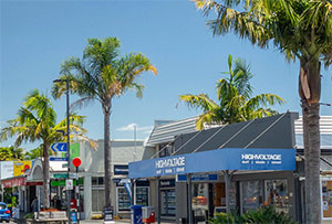 Kerikeri shops.